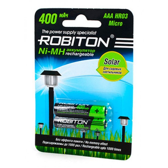 Robiton AAA 400mAh BL2 Solar (2/50)
