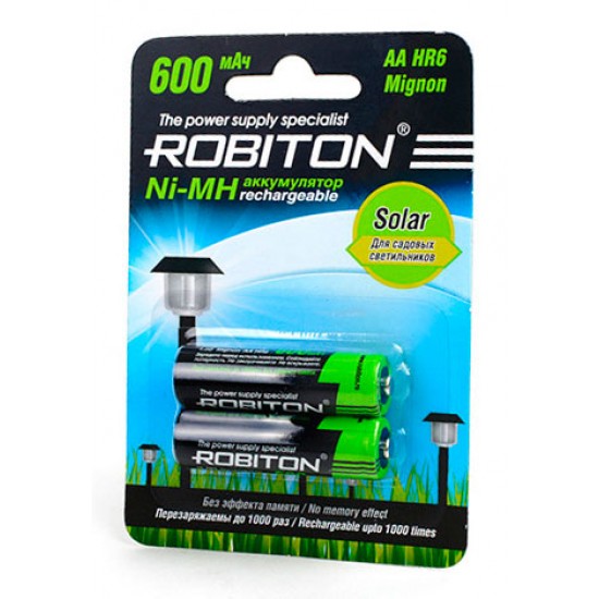Robiton AA 600mAh BL2 Solar (2/50)