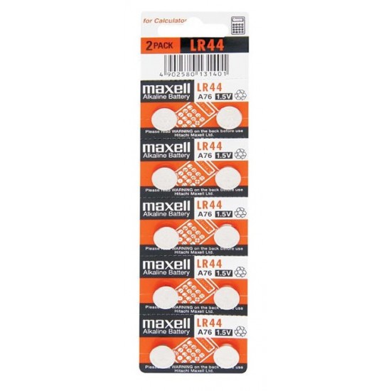 Maxell LR44 (357/G13) BL10 (10/200)
