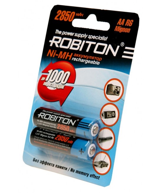 Robiton AA 2850mAh BL2 (2/50) Robiton AA 2850mAh BL2 (2/50)