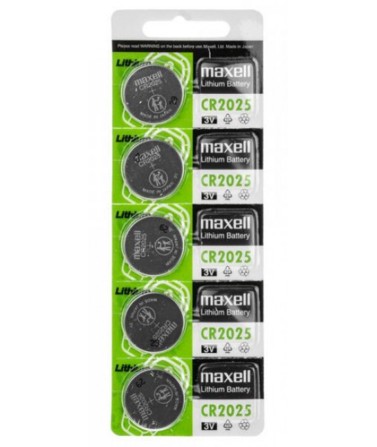 Maxell CR2025 GREEN BL5 (5/100)